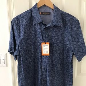 Blue Shortsleeved Button Down